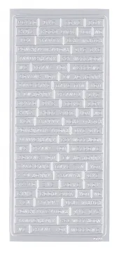 Engraved Greetings Peel Offs, silver