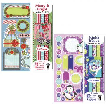 Christmas Artful Card Kits by Hot Off The Press Money Saver