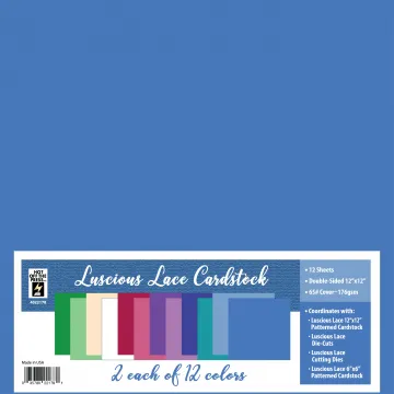 Luscious Lace 12x12 Solid Cardstock