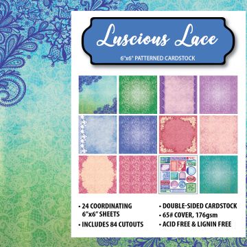 Luscious Lace 6x6 Patterned Cardstock