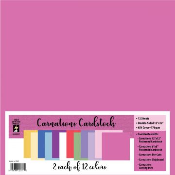 Carnations 12x12 Solid Cardstock