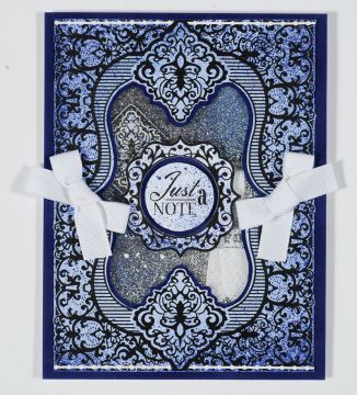 Color Me™  Card Toppers Ebony Lace