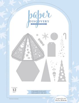 Pyramid Ornament Cutting Dies by Paper Discovery
