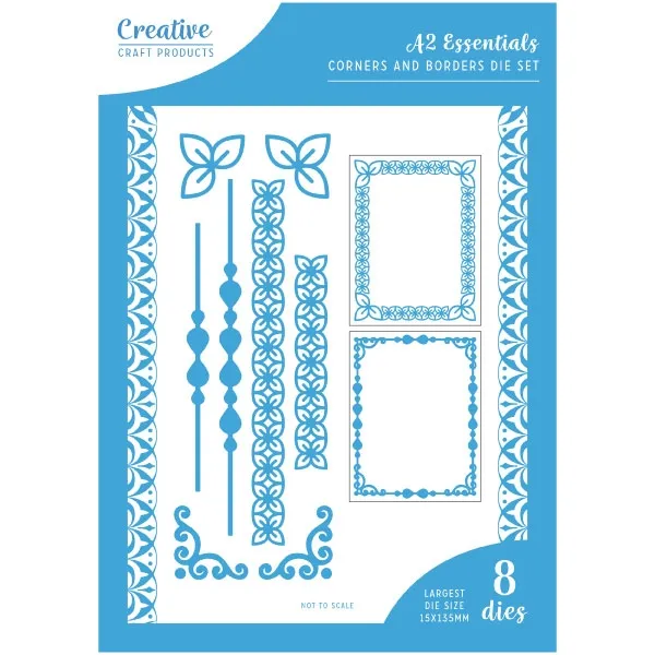 Corners and Borders Die Set  | A2 Essentials