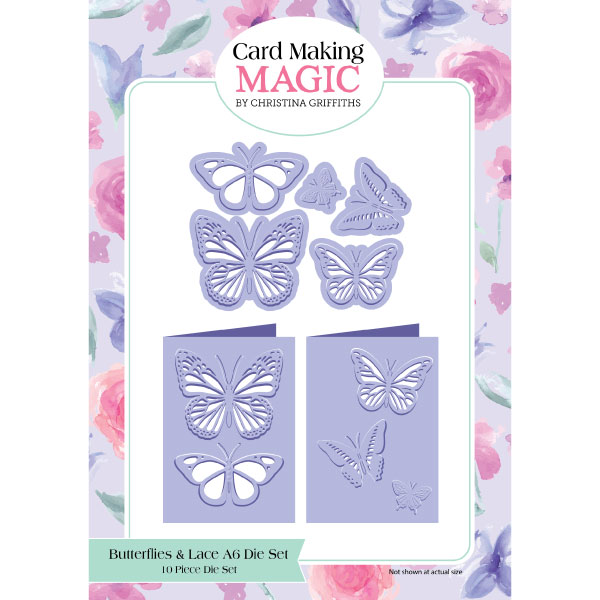 Butterflies and Lace A6 Die Set | Butterflies and Lace