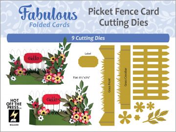 Picket Fence Card Cutting Dies