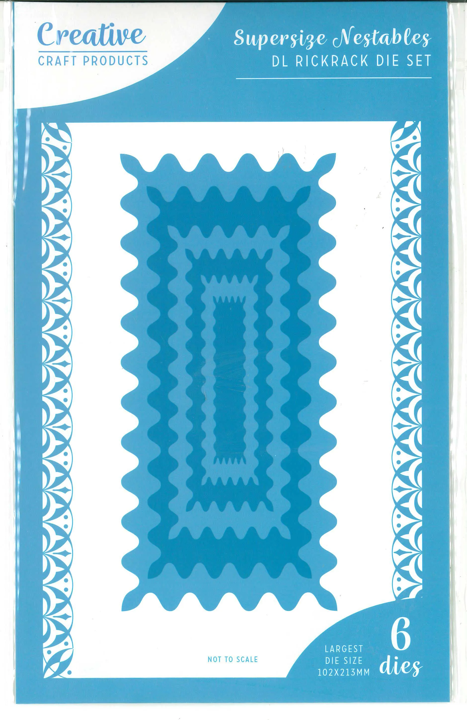 Slimline Nested Rick Rack Dies