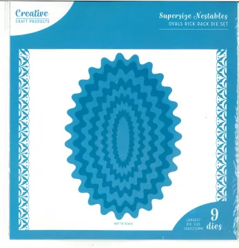 Nested Ovals Rick Rack Dies