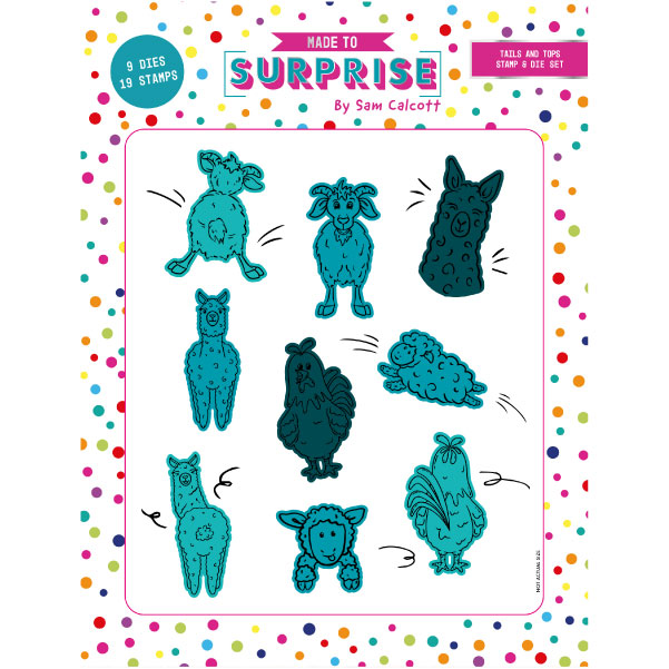 Tails and Tops Die and Stamp Set | Flip and See