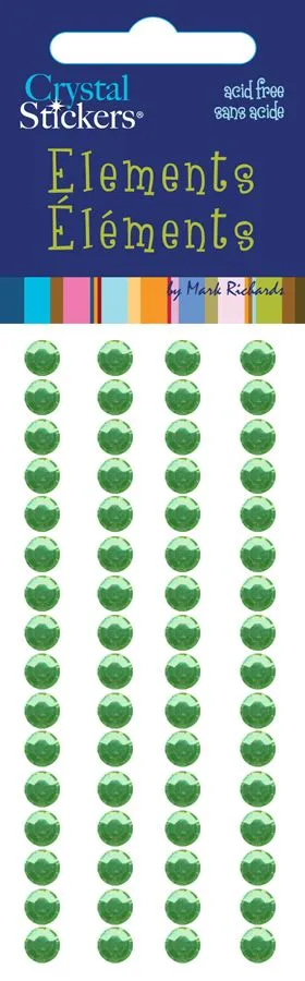 64 Citron Adhesive Crystals