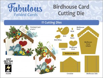 Birdhouse Card Cutting Dies  by Fabulous Folded