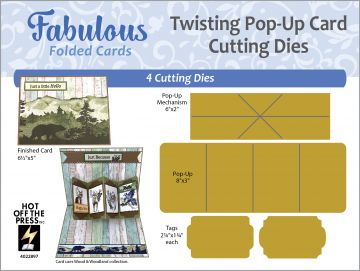 Twisting Pop-Up Card Cutting Dies  by Fabulous Folded
