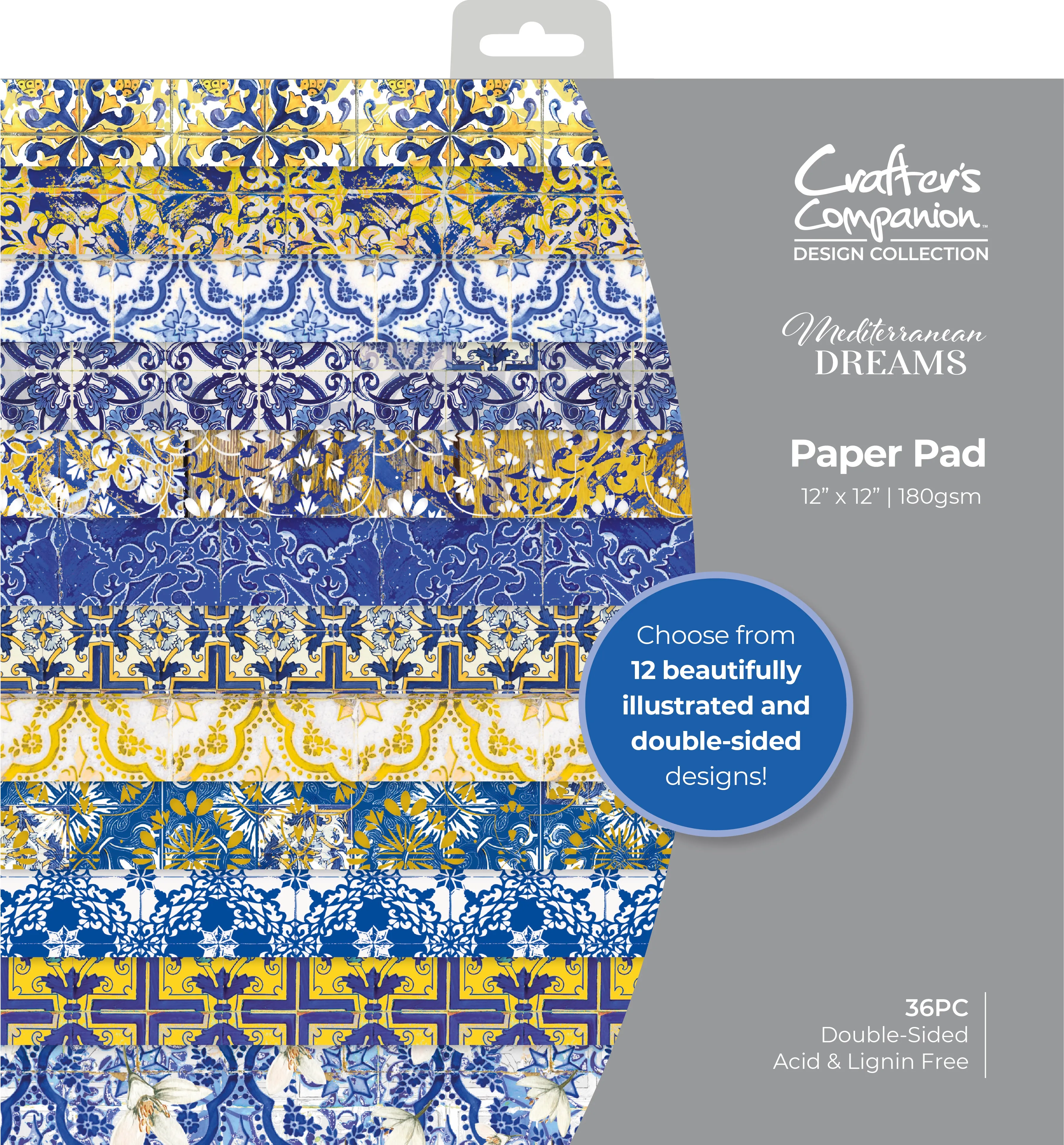 Mediterranean Dreams 12x12 Paper Pad