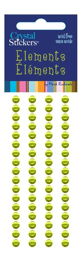 Citron Adhesive Dots, 5mm 68 pieces