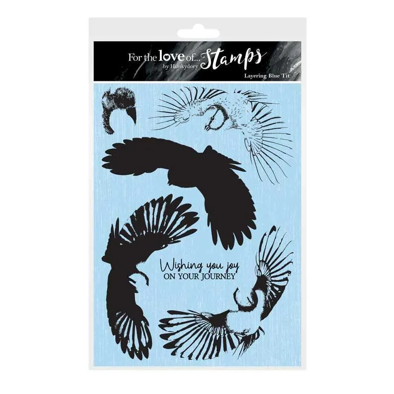 Layering Blue Tit Stamps