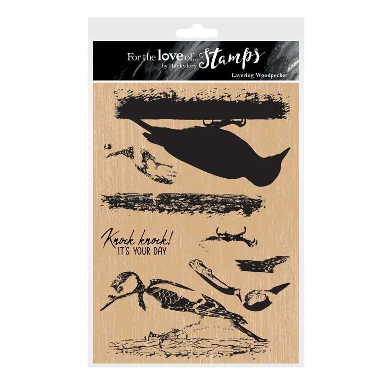Layering Woodpecker Stamps