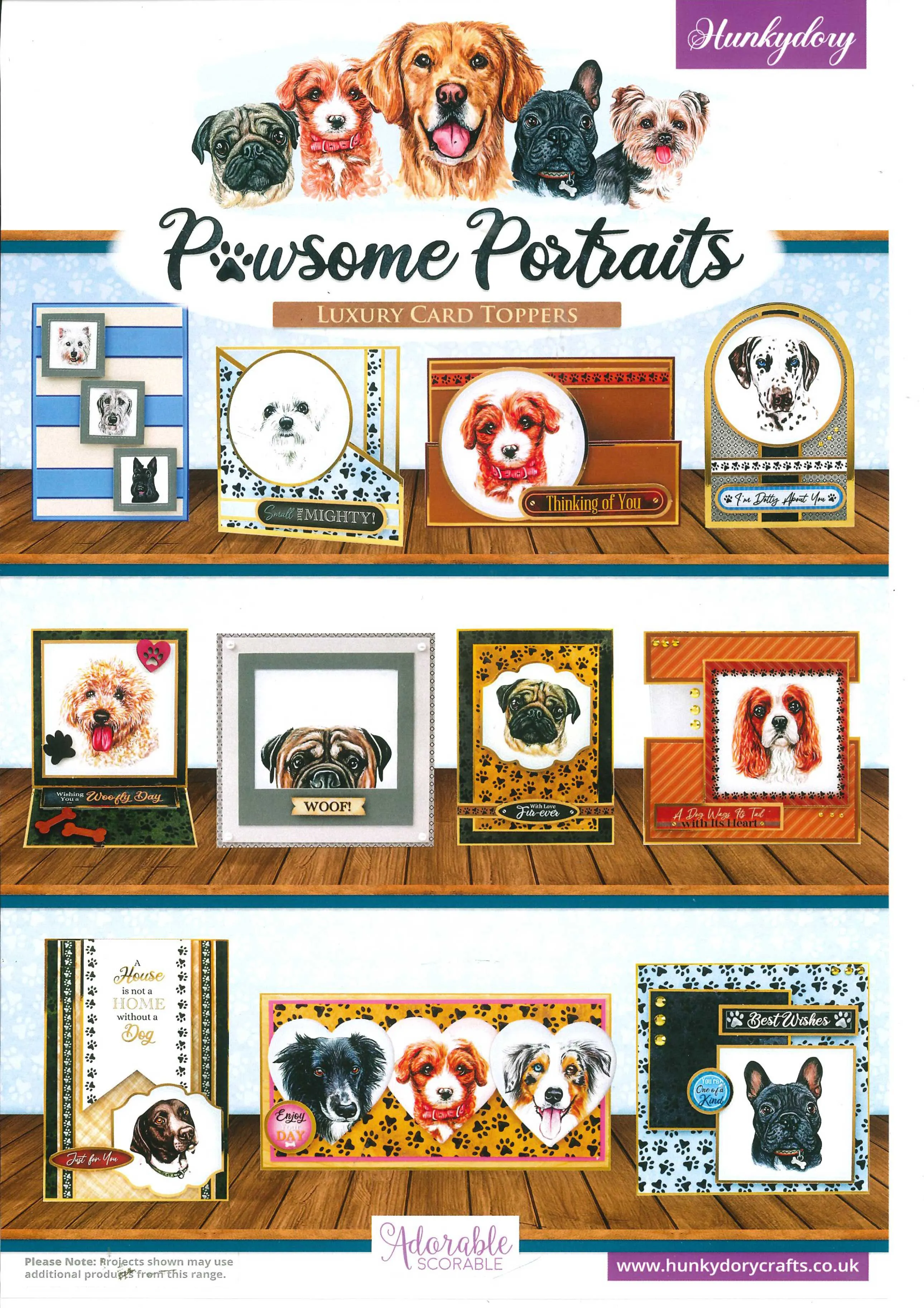 Pawsome Portraits Luxury Card Toppers