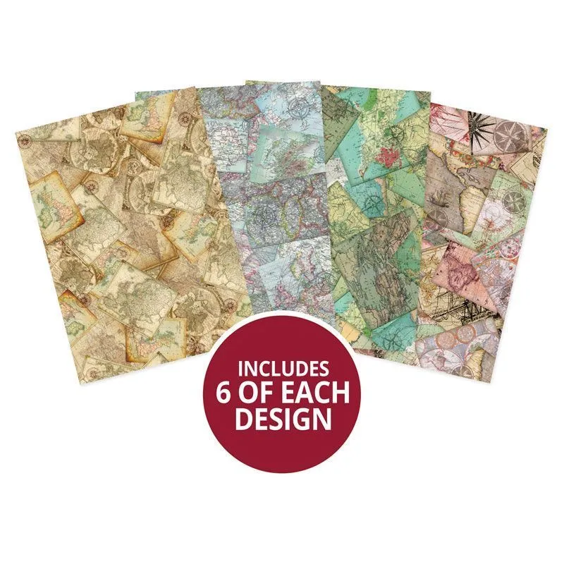 World Maps Paper Packs
