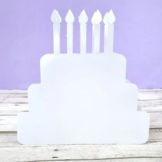 Cake Luxury Shaped Card Blanks & Envelopes