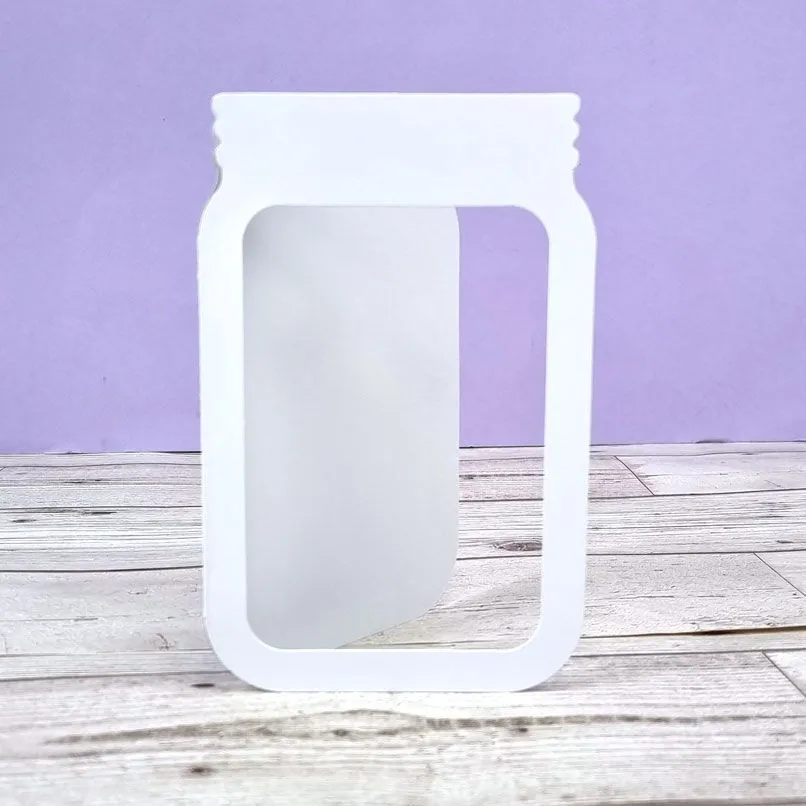 Mason Jar Luxury Shaped Card Blanks & Envelopes