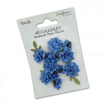 Cornflower (blue) Florets Paper Flowers