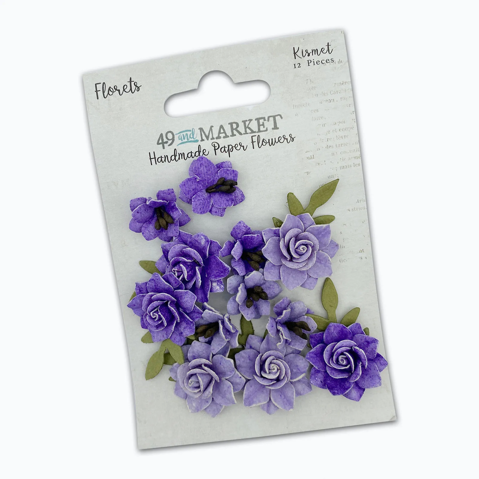 Kismet (purple) Florets Paper Flowers