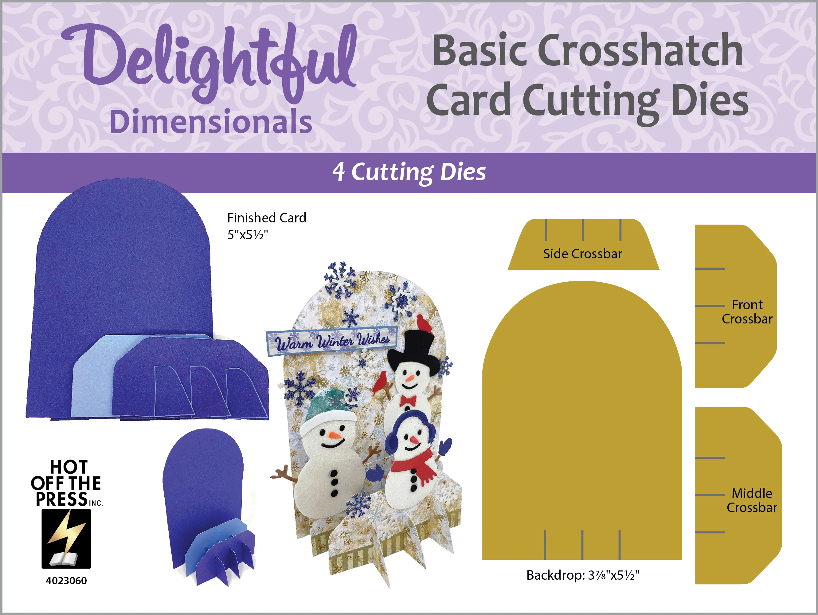 Basic Crosshatch Card Dies