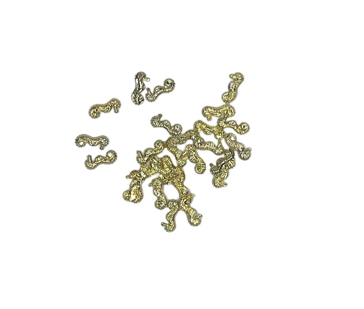 Seahorse Inclusions, 10 gold pieces