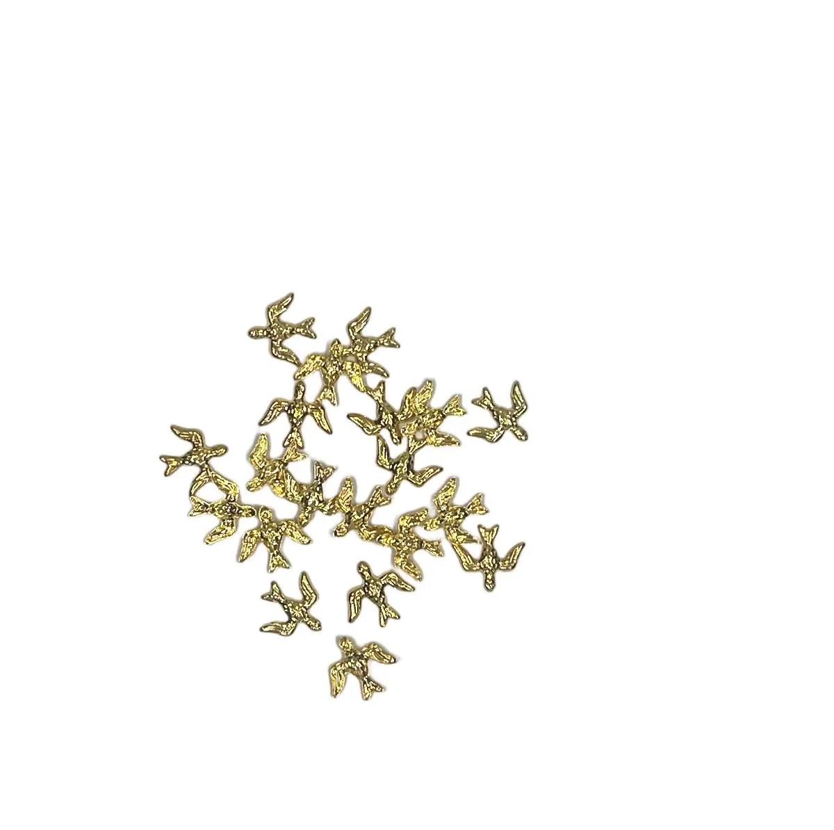 Bird Inclusions, 15 gold pieces