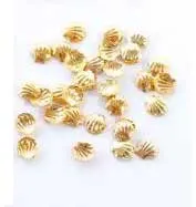 Small Scallop Shell Inclusions, 20 gold pieces