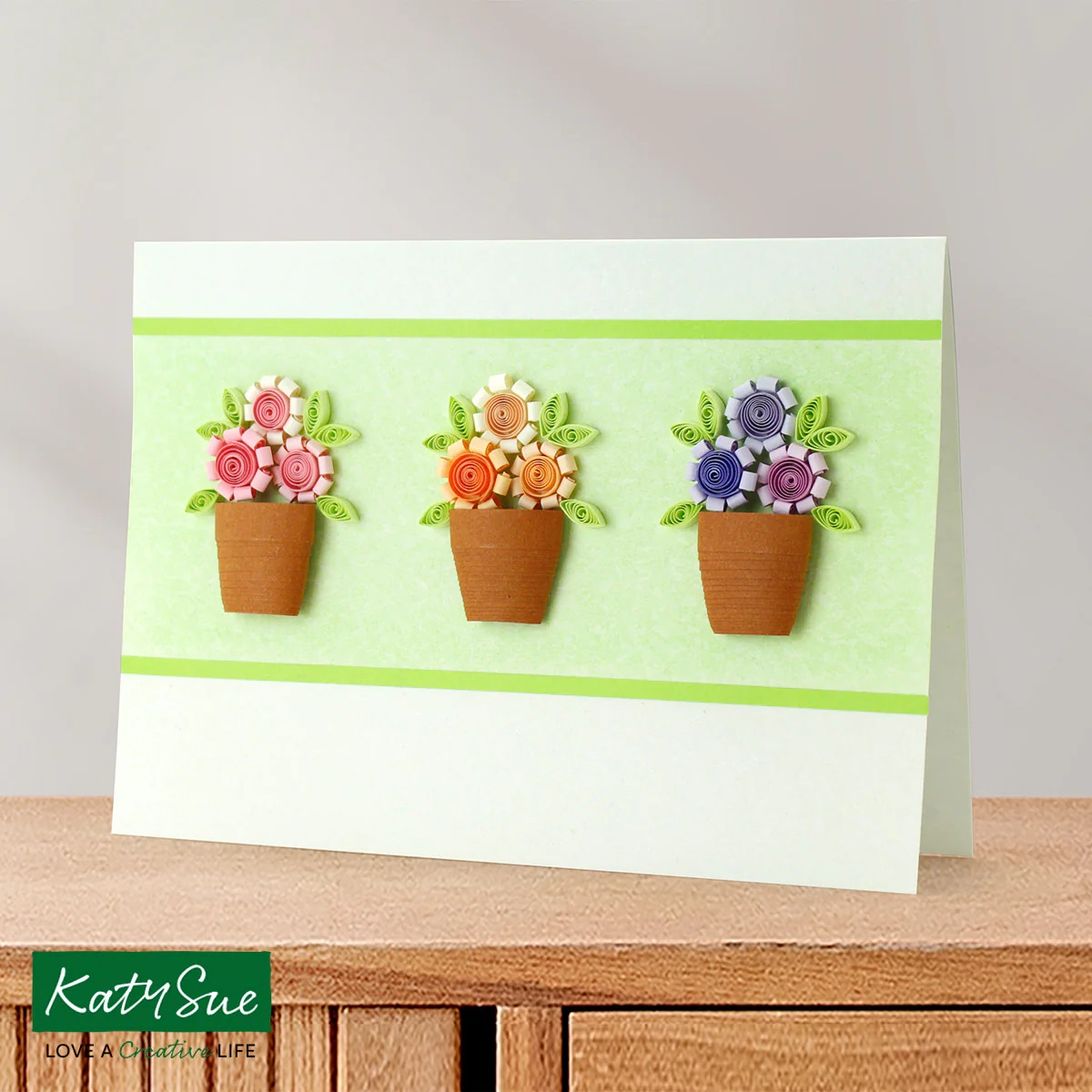 Paper Wishes  Miniature Flower Pots Quilling Kit