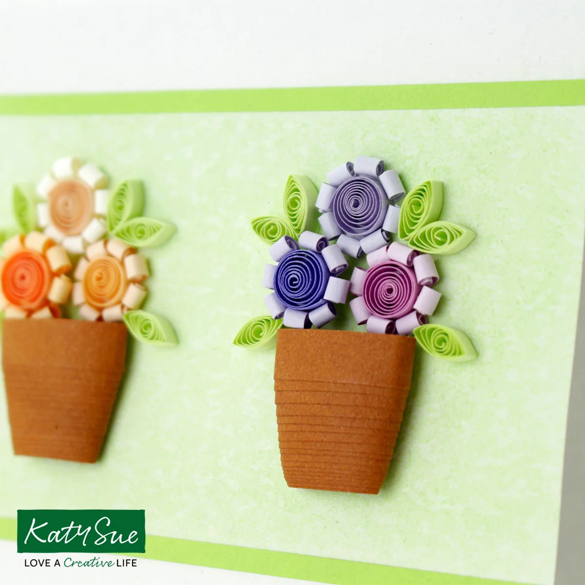 Paper Wishes  Miniature Flower Pots Quilling Kit