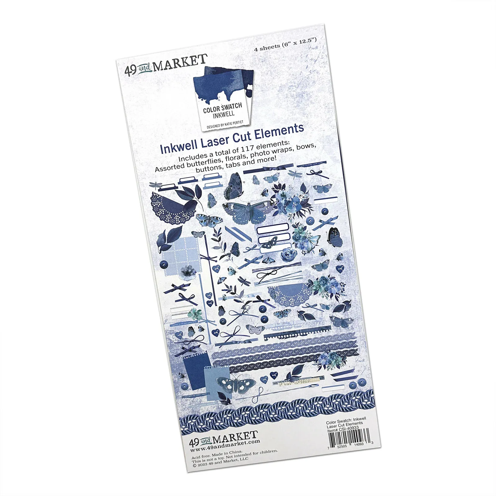 Color Swatch Inkwell Laser Cut Elements