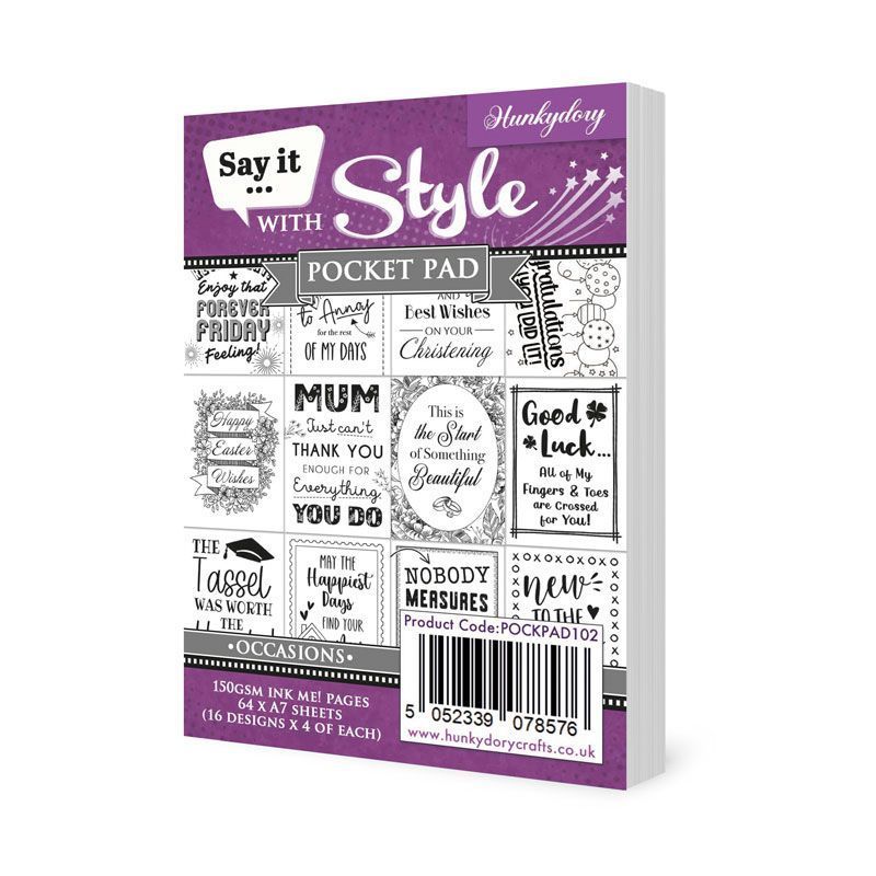Occasions Say it with Style Pocket Pads