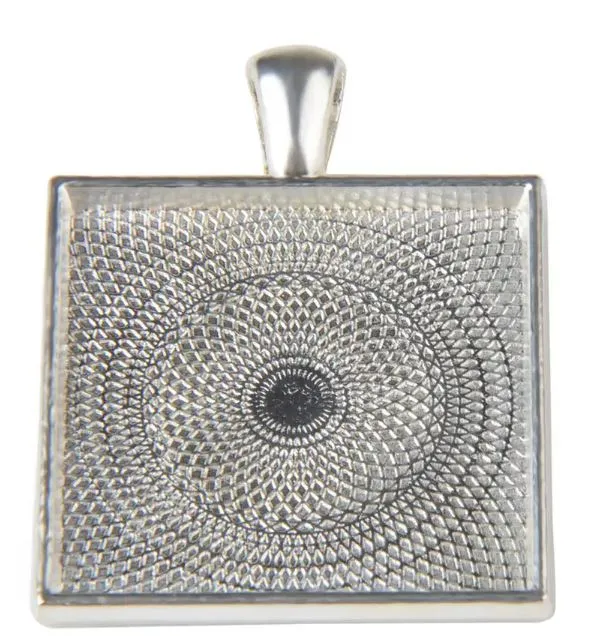 Square Bezel, Silver