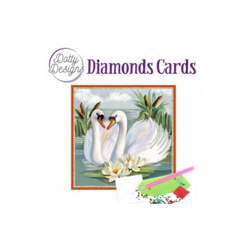 White Swans Diamond Card Kit