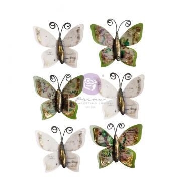 Gilded Flight Paper Butterflies
