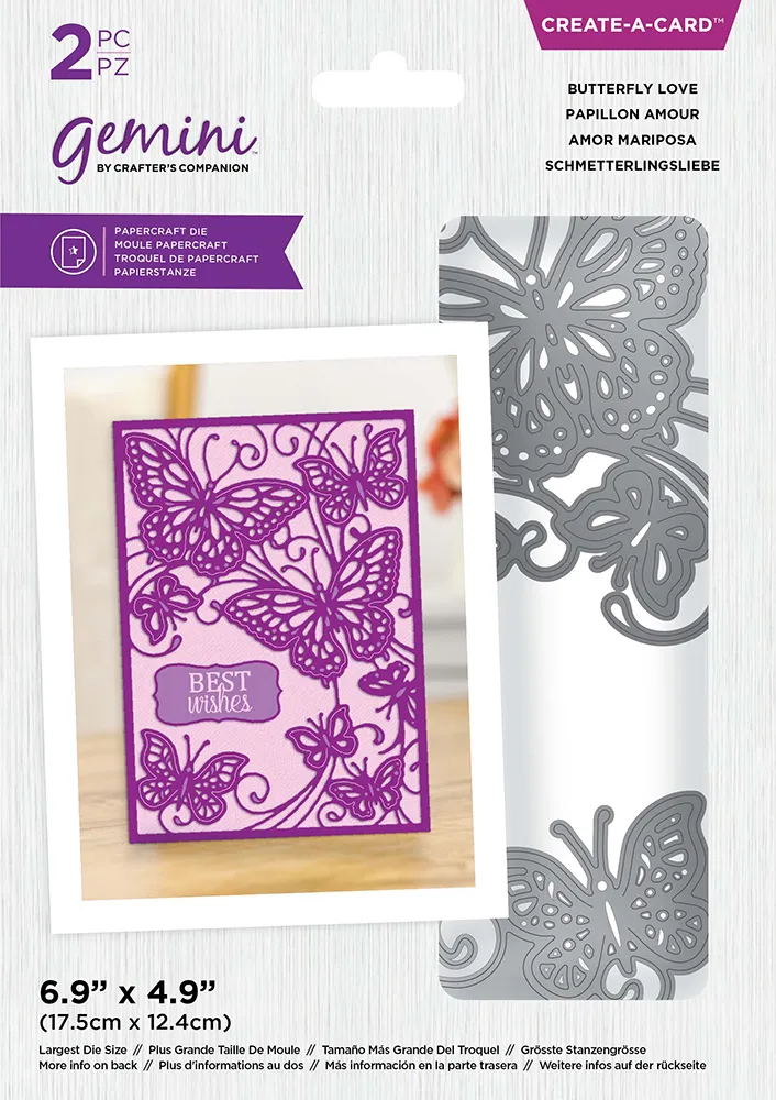 Butterfly Love Create A Card Dies