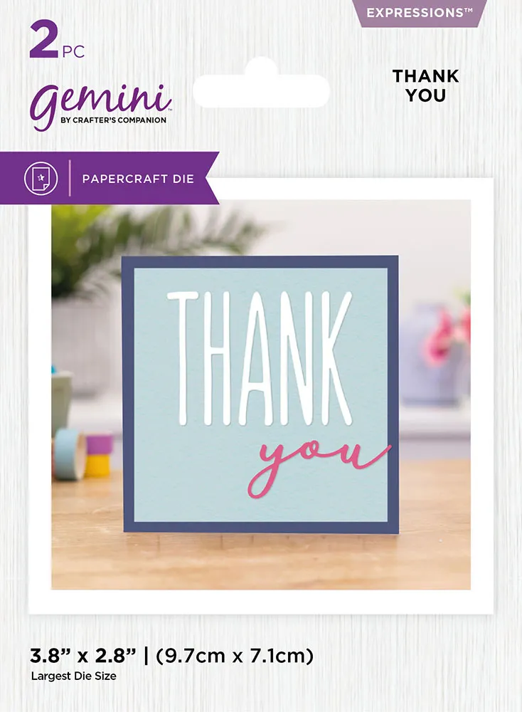 Thank You Expressions Metal Dies