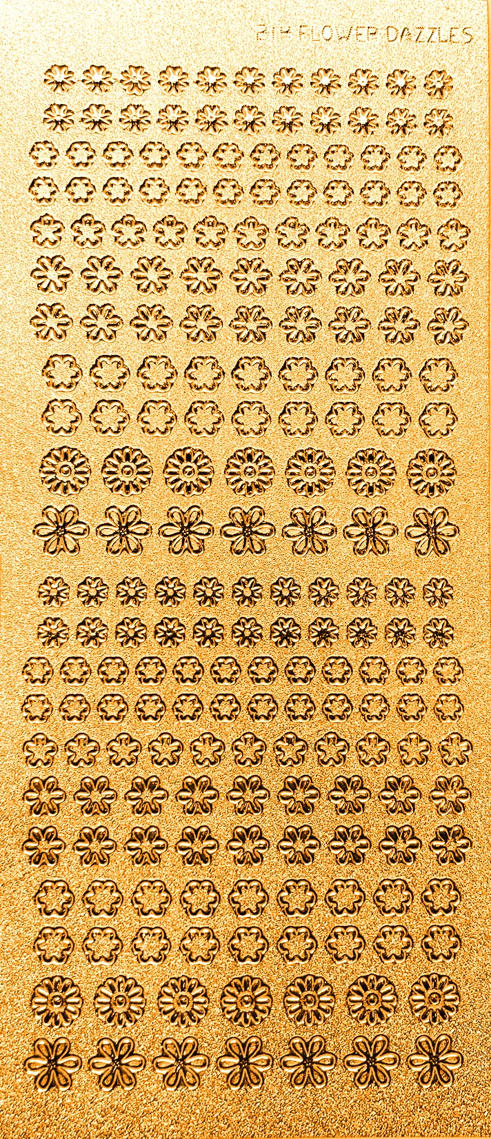 Tiny Gold Flower Dazzlesâ¢ Stickers