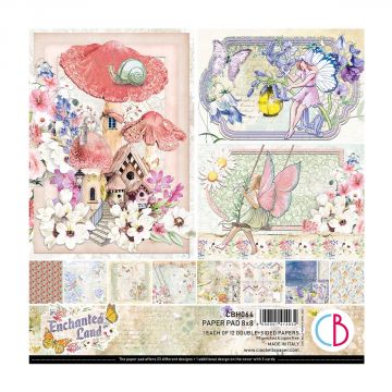 Enchanted Land Paper Pad 8"x8" 12/Pkg