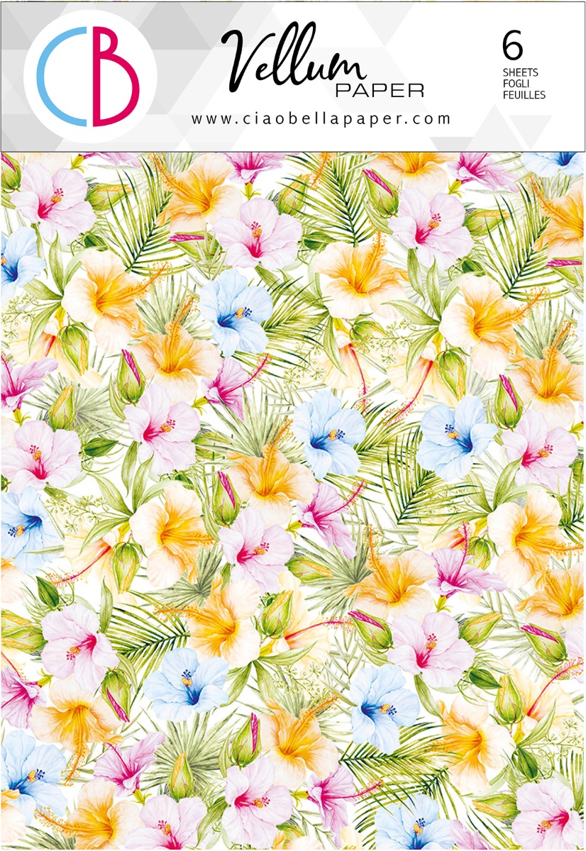Vellum Summer Breeze Paper Patterns A4 6/Pkg