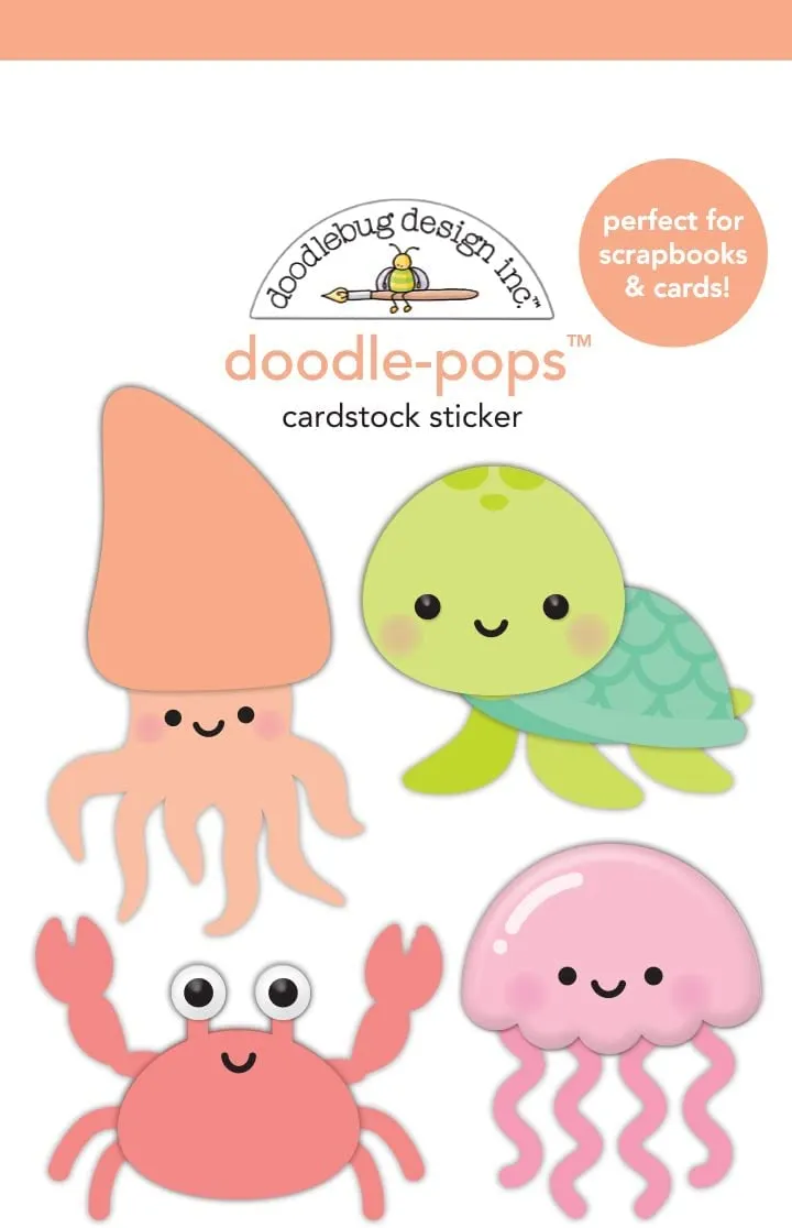 Shore is Fun 3D Stickers