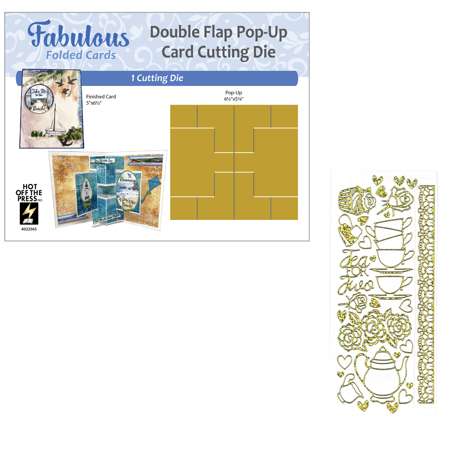 Double Pop-Up Card Dies by Fabulous Folded Money Saver