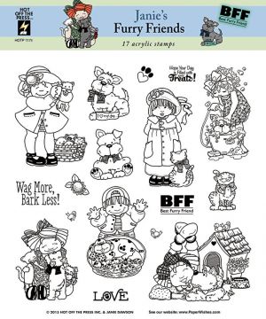 Janie's Furry Friends Stamp Set