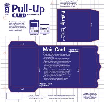 Pull-Up Card Template