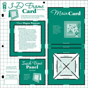 3D Frame Card Template