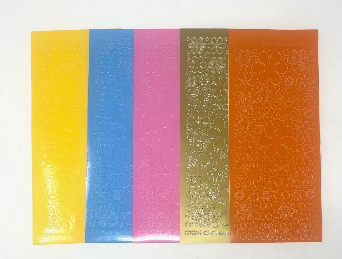Flower Dazzlesâ¢ Stickers, 5 sheets, 175 flowers