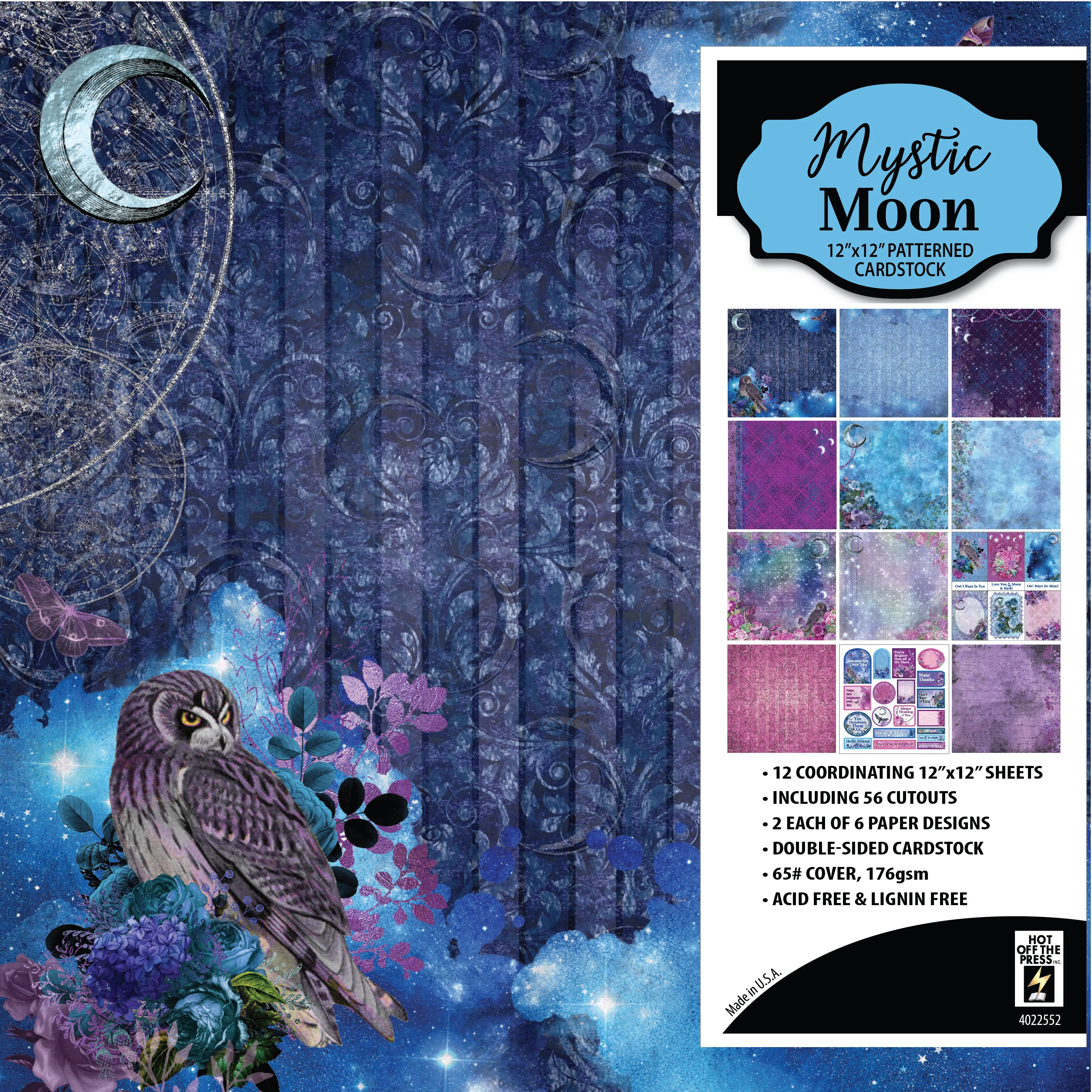 Mystic Moon 12x12 Patterned Cardstock