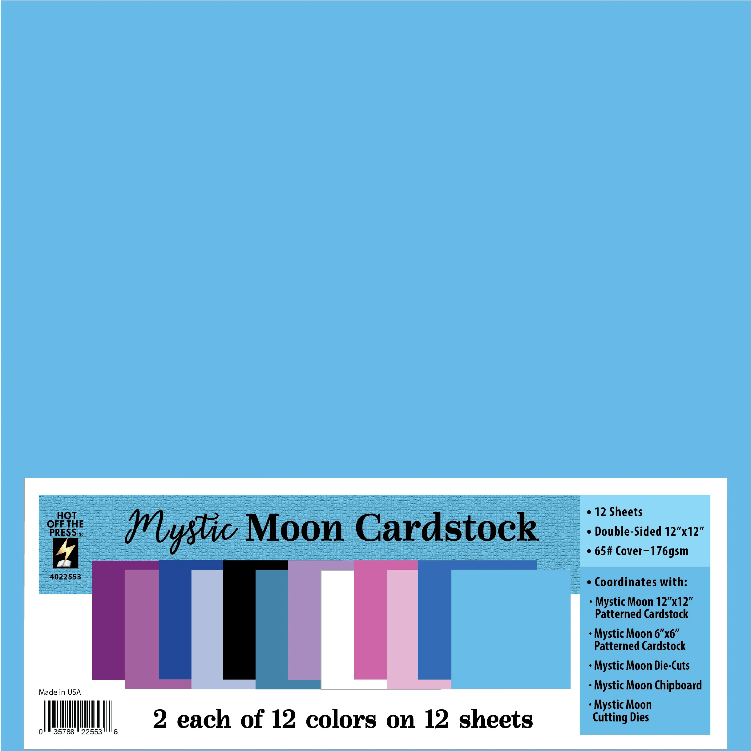 Mystic Moon12x12 Solid Cardstock